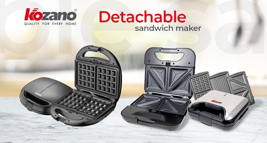 Make Delicious Sandwiches with the Kozano Detachable Sandwich Maker